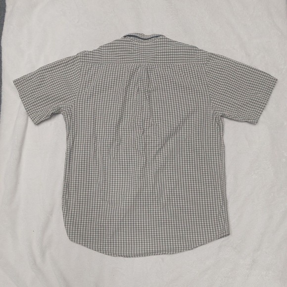 Carhartt Men's Short Sleeve Plaid Button Down Shirt Size L Large  Reg S91-MOS - Picture 9 of 9